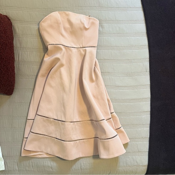 KEEPSAKE the Label Blush Strapless Dress Travel Wedding Formal - Picture 3 of 9